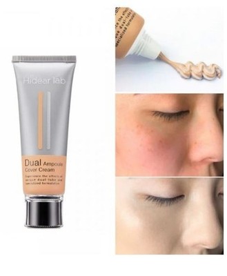 Hidear Lab Dual Ampoule Cover Cream No. 21 | 60ml | SPF 50+ PA+++ | 2-in-1 Serum