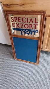Vtg SPECIAL EXPORT LIGHT CHALKBOARD/MIRROR
