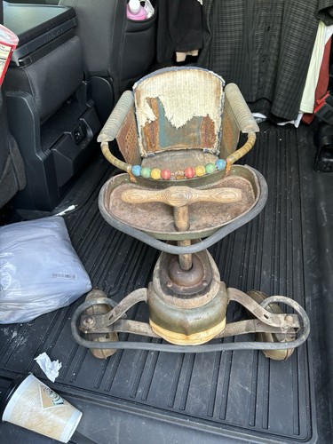 Antique baby walker
