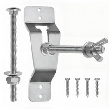 Trailer Spare Tire Mount,Enclosed Trailer Accessories,Wall Mount Spare Silvery