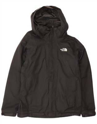 The North Face Herren Windbreaker Jacke mit Kapuze UK 38 Medium schwarz Polyester DX45