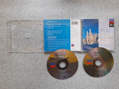 2 CD sibelius the symphonies 3,5,6,7, EN SAGA TAPIOLA DECCA ASHKENAZY