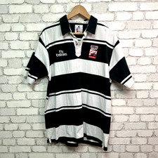 VINTAGE DUBAI SEVENS Rugby Shirt Mens L GILBERT Fly Emirates RUGBYCORE Polo