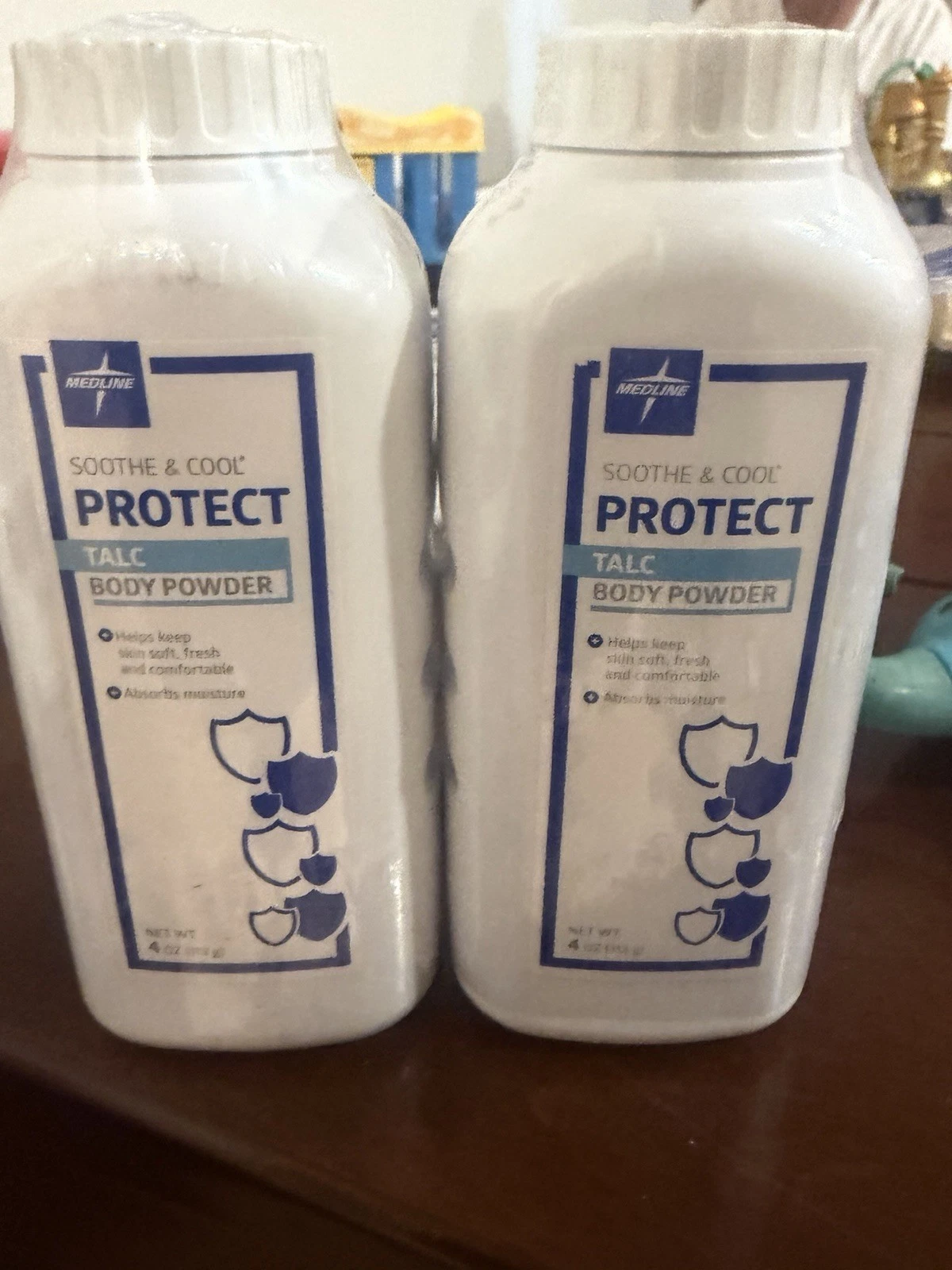 2 Medline MSC095490 Talc Baby Powder, 4oz