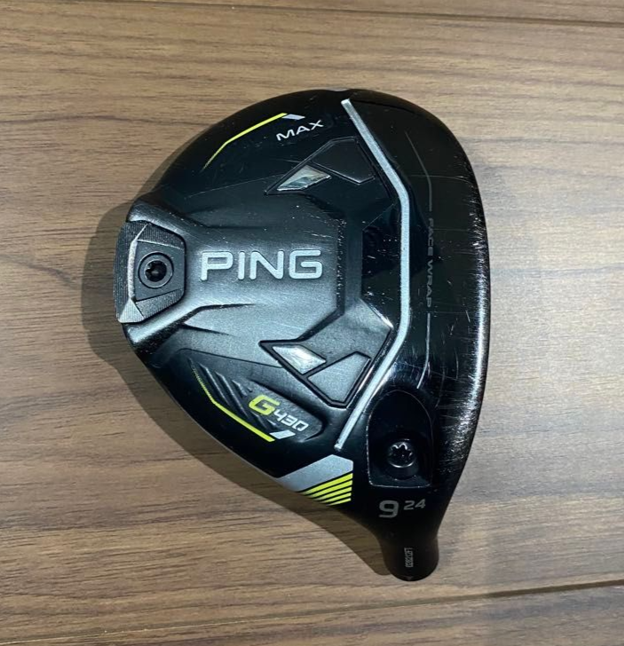クラブ PING G430 9w Ping G430 MAX 9W 24 Fairway Wood HEAD ONLY w/HC Right Handed Used