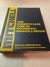 Mitchell Manuals 1983 Domestic Cars Tune-Up Mechanical Service & Repair