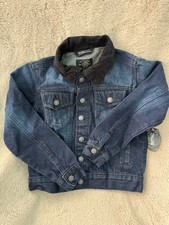 NWT Buffalo David Bitton Dark Indigo Jean Designer Jacket Youth Size 5
