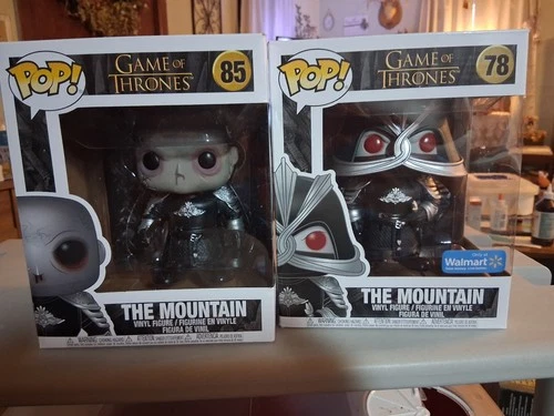 Funko POP! Game of Thrones - 6 Inch The Mountain #85 & #78 Walmart Exclusive Lot