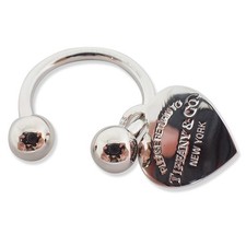 [Gebraucht] TIFFANY 925 Herz Charm Schlüsselanhänger / j170-7