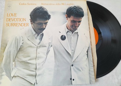Carlos Santana -Mahavishnu John McLaughlin -Love Devotion Surrender LP in NM