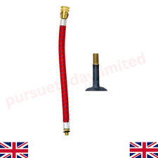 1x Hand Pump Adapter Valve Connector Flexible Schrader Bicycle Cycle Car Pump