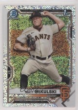 2021 Bowman Draft Chrome Sparkle Refractor Matt Mikulski #BDC-179 0c6