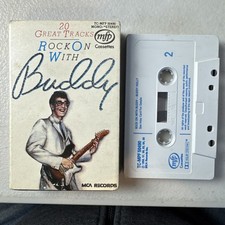 BUDDY HOLLY - ROCK ON WITH BUDDY Cassette Album