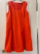 Lauren Ralph Lauren scoop neck Shift A Line Dress. Pockets. Thick cotton blend