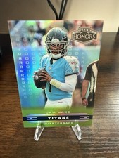 2025 Honors Cam Ward Rookies Green 1/5 - First On Print And Number Match Titans