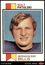 1973 Topps #293 Walt Patulski Bills RC Notre Dame 5 - EX