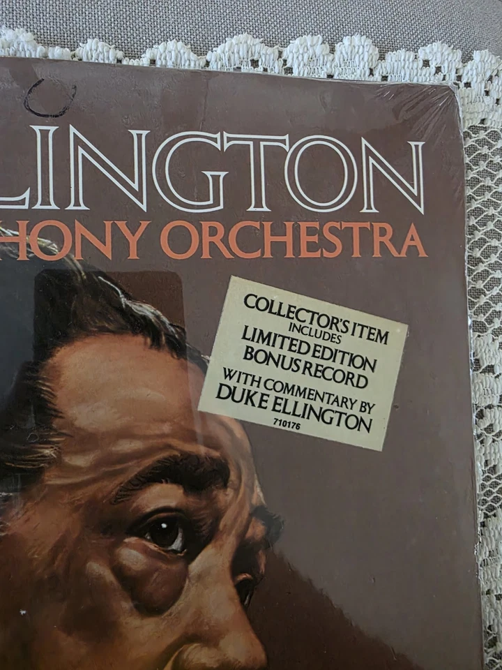 SEALED 1970 Duke Ellington Cincinnati Symphony Vinyl LP + Bonus 7" Commentary... - Image 2 of 4