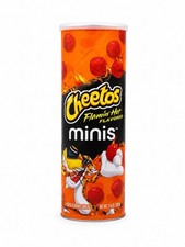 Cheetos Flamin’ Hot Minis Can 3.5oz (103g) USA Imported American Crisp Snack