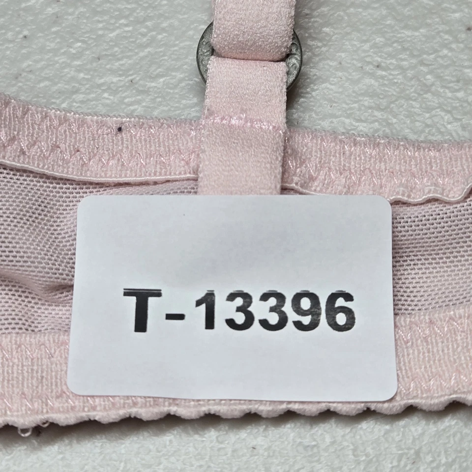 Sutiã Gilly Hicks Feminino 34C Rosa Floral Push Em Up Balconette Laço de Renda - Imagem 2 de 4