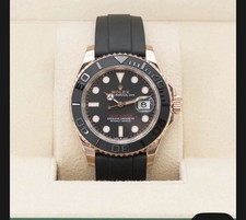 ROLEX  Yacht Master 18kt Rose Gold Oysterflex Box Papers Card, Original Receipt