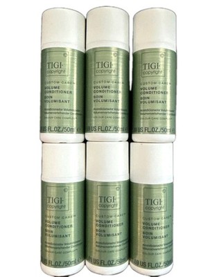 TIGI Copyright Custom Care Volume Conditioner 6pc Travel Size Lot 50ml New! NWOB