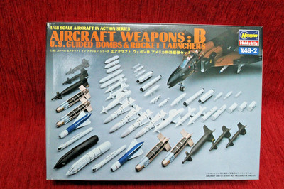1:48 Modellbausatz Hasegawa X48-2 Aircraft Weapons B Guided Bombs & Rockets  OVP