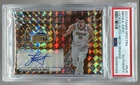 Nikola Jokic 2017 Panini Spectra #LI-NJK Neon Orange Locked In Auto 5/5 PSA AUTH