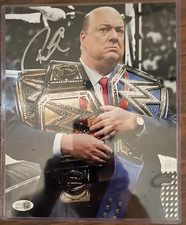 PAUL HEYMAN AUTOGRAPHED 8x10  PHOTO JSA  WCW/WWE/WWF