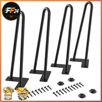 Haarnadel Tischbeine 30Cm Metall 4Er Set DIY MöBelfüßE Mit Bodenschoner