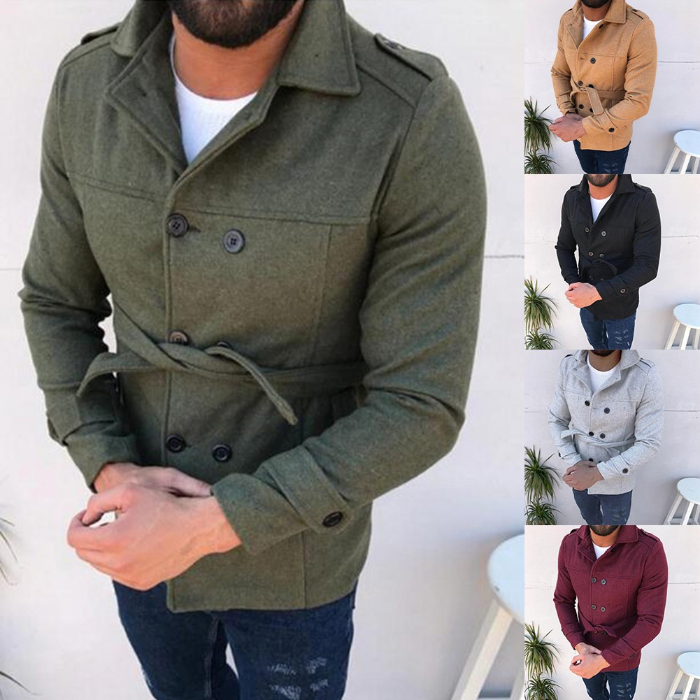 FILA Giacca lunga cappotto due file scollo a rovescio giacca lunga trench