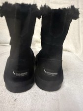 Koolaburra by UGG Toddler Girls' Short Winter Boots Black Size 7