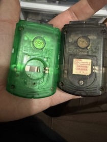 Sega Dreamcast VMU HKT-7000 Lot of 2 Green & Smoke Black OEM &ldquo;READ DESCRIPTION&rdquo;