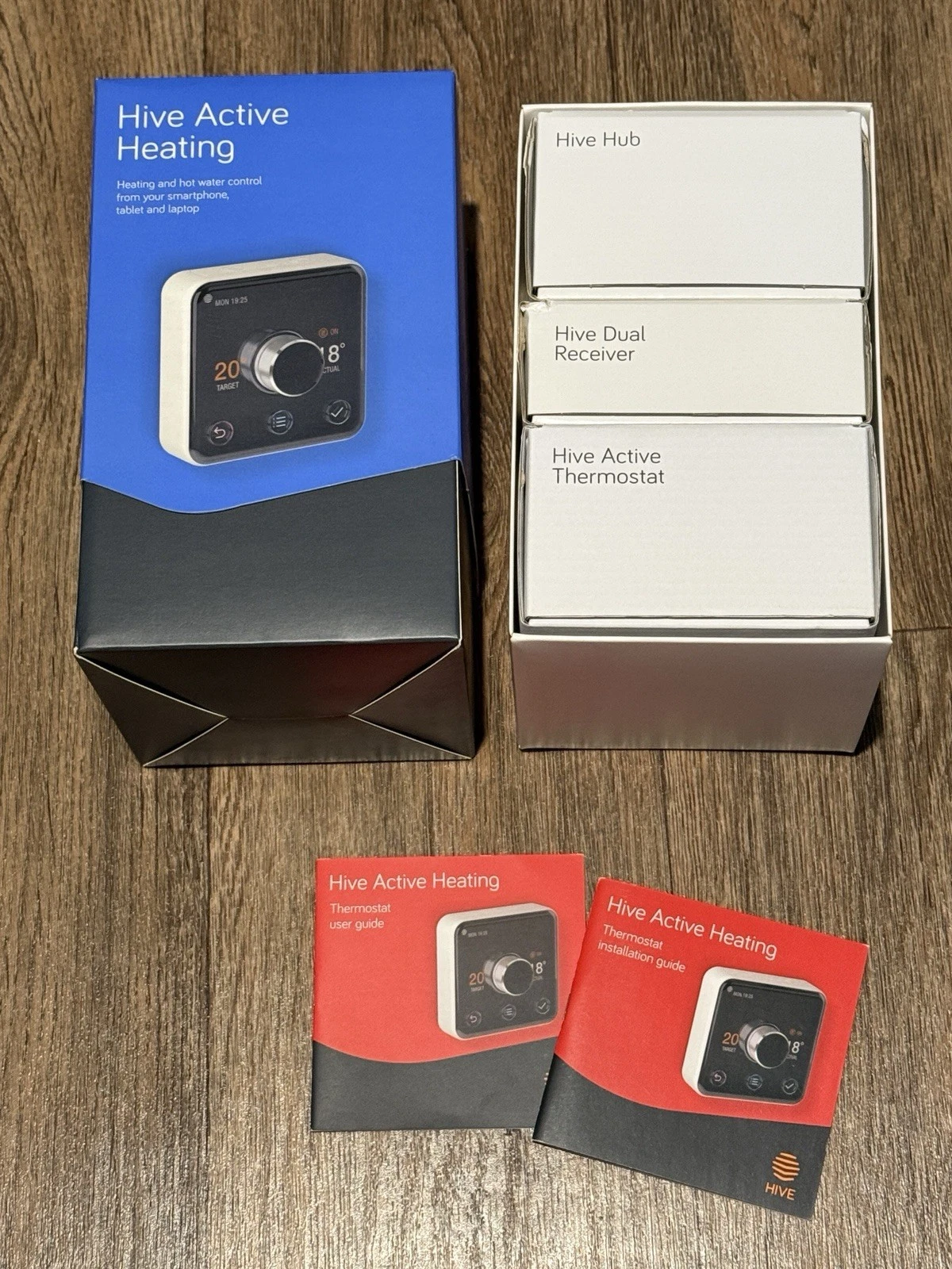 Hive Thermostat SLT3b V3 Hive Active Heating System & SLR2b Receiver +Nano Hub 2