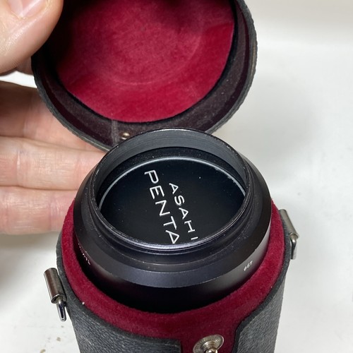 Pentax Super Takumar 135mm f3.5 M42, Lens With Lens Hood And Original Case Wow! - Picture 3 of 16