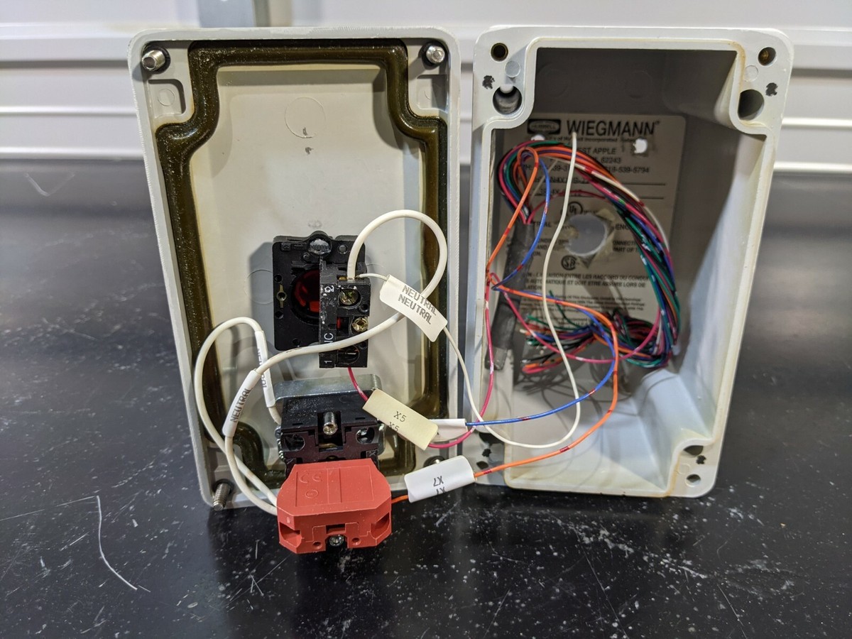 Alarm Silence & Alarm Bypass 10 MIN Pushbutton with Wiegmann NEMA