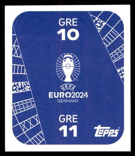 Topps Euro 2024 Sticker - Pelkas/Dimitrios Kourbelis Greece No.GRE10-11 - Picture 2 of 2