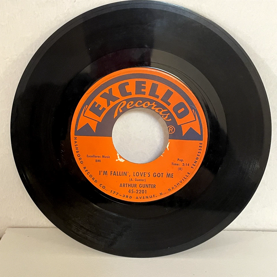 Arthur Gunter My Heart's Always Lonesome/I'm Fallin' Love's Got Me 7" Excello Foto 2 de 3