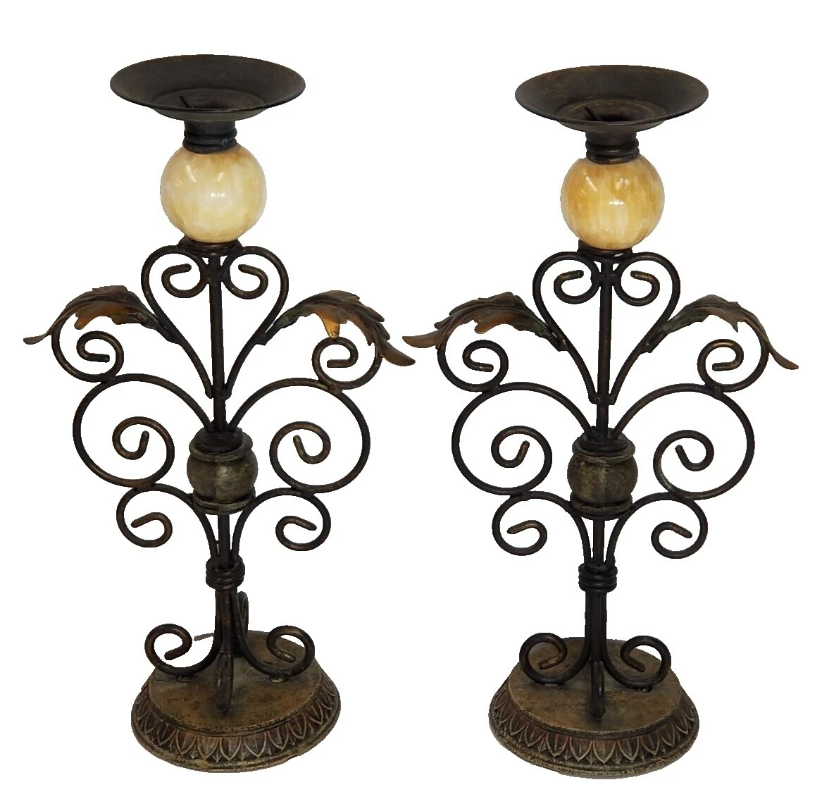 金属托斯卡纳蜡烛烛台