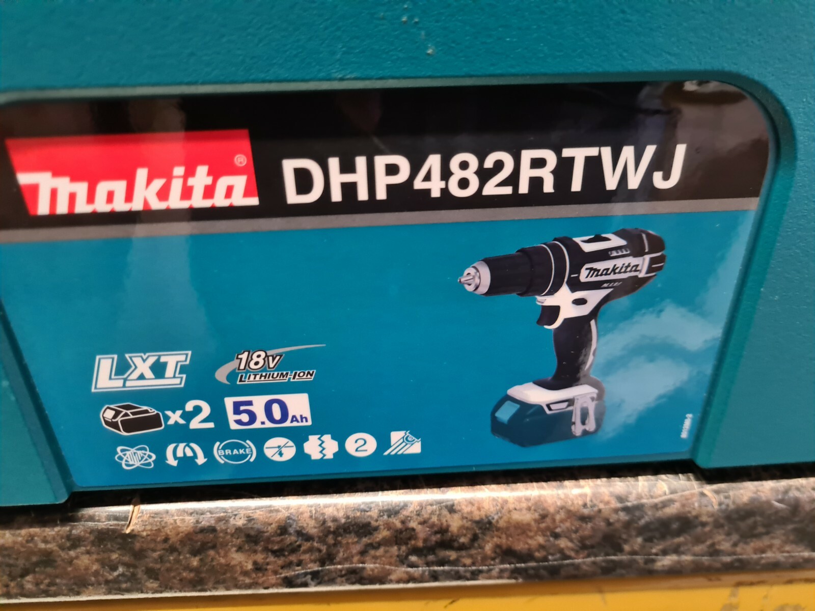 Makita DHP482RTWJ 18V LXT Combi Drill 