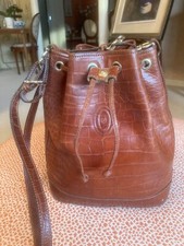 Pollini -  Croco Embossed Leather Bag - Made In Italy