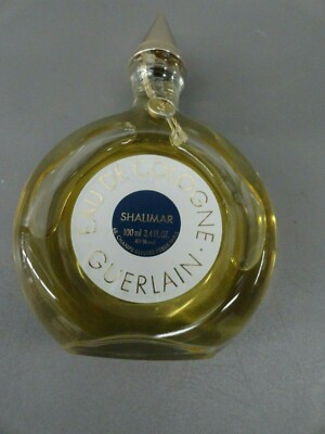 Guerlain Shalimar & Eau de Cologne まとめ売り VINTAGE SHALIMAR GUERLAIN EAU DE COLOGNE DISC BOTTLE 3.4 OZ SEALED