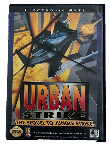 Urban Strike The Sequel To Jungle Strike - Megadrive - Cartouche Non Originale (clone) - Testée