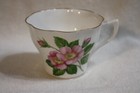 Vintage Crown Pink Rose Pattern Teacup & Saucer — photo 3