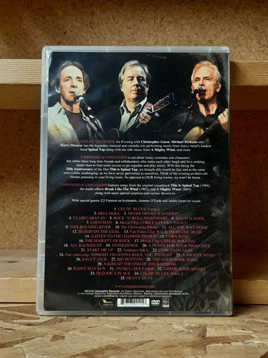 UNWIGGED & UNPLUGGED: LIVE CONCERT DVD Christopher Guest Michael