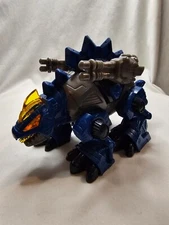 6" Blue Stegosaurus Robot Dino Toy M.A.R.S. Ultimate Dinoforce Cybotronix Action