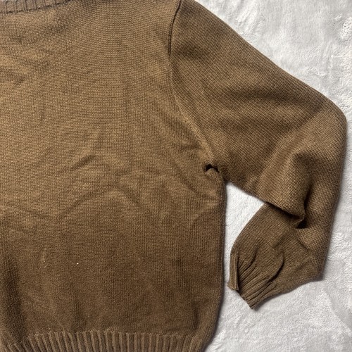 Polo Ralph Lauren XL 100% Algodón Nudo Cuello Redondo Suéter Clásico Dinero Antiguo Preppy - Imagen 11 de 14