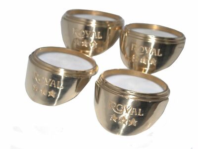 Passend für Royal Enfield Vintage Look Messing Blinker Blinker Schirm 4er Set