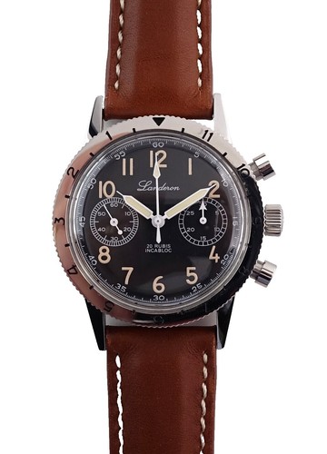 LANDERON CHRONOGRAPH TYPE 20 PANDA TRI-COMPAX MANUAL WINDING (A