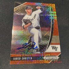 Jared Shuster 2020 Panini Prizm Draft Red Mojo PDP25 Signed Auto Atlanta Braves