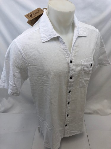 white beach button up
